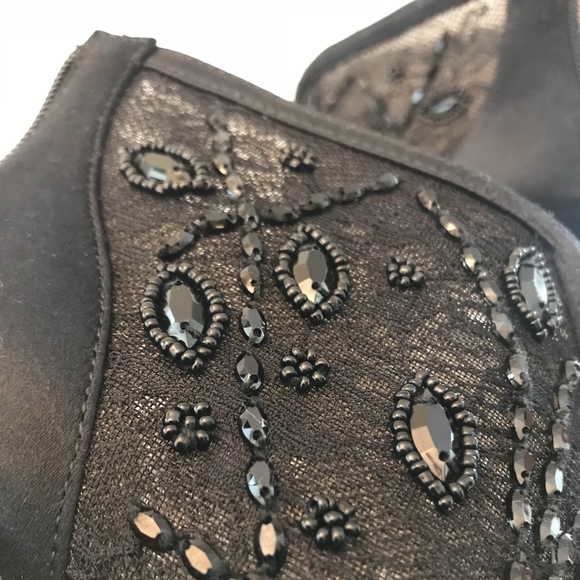 1BD14E0D-B8CD-46DD-B959-  NIB/BCBGMAXAZRIA Deedie Lace-mesh peep toe bootie